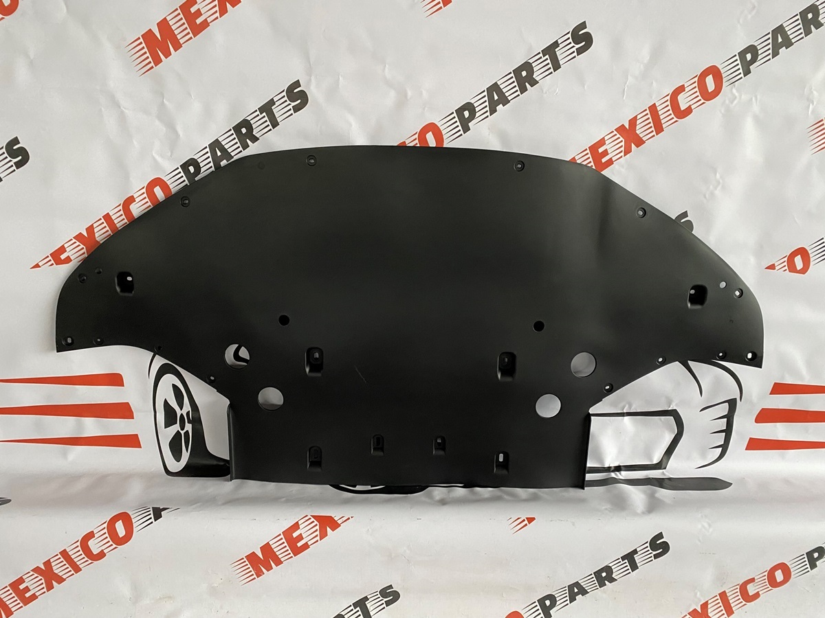 Защита переднего бампера (пластик) Tesla Model S 2012-2020 (105637600c), аналог