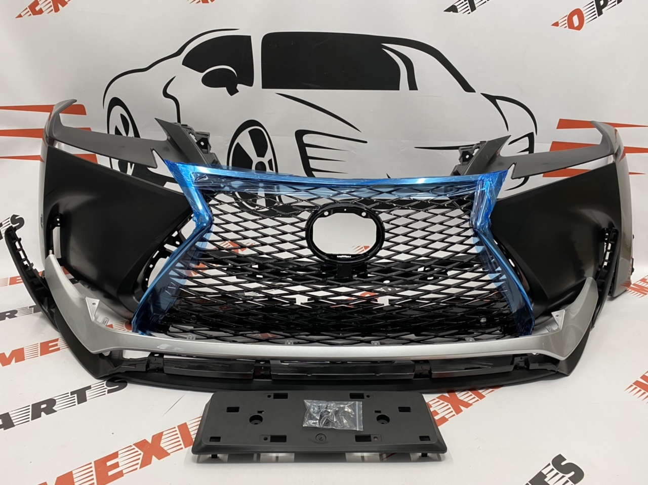 Бампер передний в сборе (комплектный) sport Lexus NX 200 2014-2017 (5211978905), аналог