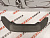 Захист переднього бампера Volkswagen Passat B7 2012-2015 (561805903A9B9), аналог