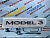 Надпись Model 3  Tesla Model 3 2017-2023 (1474572-00-a)
