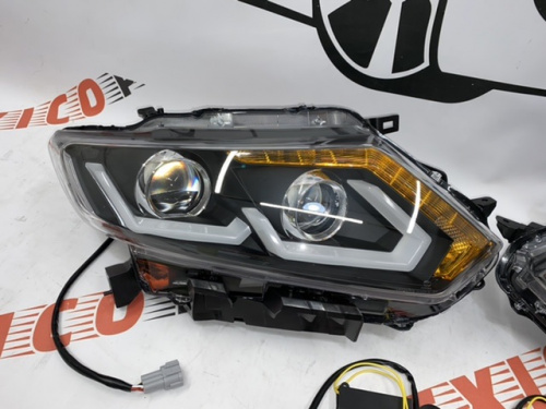 Фари тюнинг комплект Nissan X-Trail(Rogue) 2014-2016, аналог