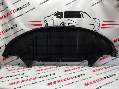 Защита переднего бампера Tesla Model X 2022-2023 (1588198-00-C), аналог