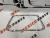 Хром переднього бампера центр Mitsubishi  ASX 2011-2015 (6400C960), аналог