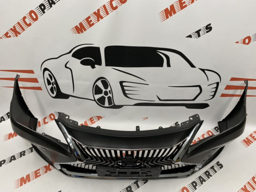 Бампер передний в сборе Lexus ES 2010-2012 в стиле 2018-2021 (521193T941), аналог