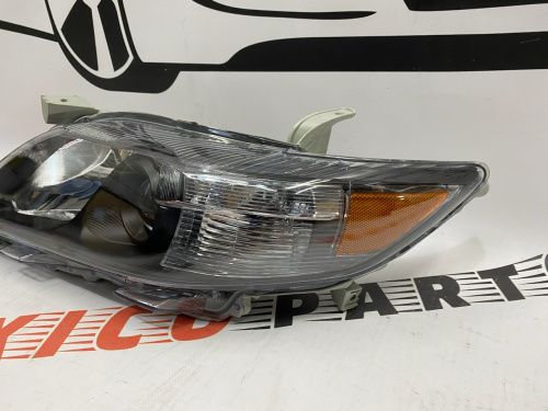 Фара левая черная Toyota Camry 2009-2011, аналог