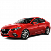 Заглушка решітки радіатора гака глянець Mazda 3 2019-2021, аналог