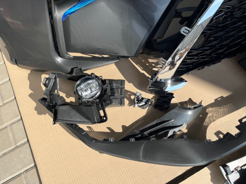 Бампер передний в сборе (комплектный) Lexus RX sport 2016-2018 ( 521194D936), аналог