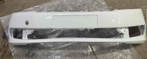 Бампер передний крашеный белый Volkswagen Passat B7 2012-2015 (561807217BGRU), аналог