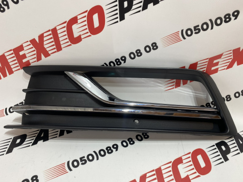 Рамка протитуманної фари ліва з хромом USA Volkswagen Passat B8 2016-2018 (561854661MRYP), аналог