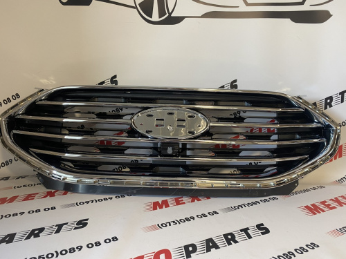 Решітка радіатора хром під камеру Ford Edge 2019-2021 (KT4Z-8200-CA), аналог