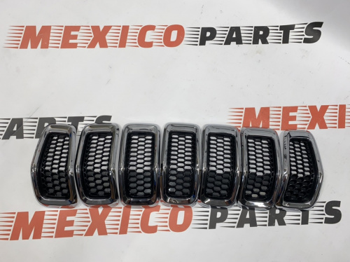 Хром кольца решетки радиатора  Jeep Cherokee KL 2014-2018 (68303626AC), аналог
