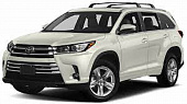 Решётка в бампер под камеру хром Toyota Highlander 2015-2018 (531020E090 ), аналог