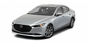 Заглушка решітки радіатора гака глянець Mazda 3 2019-2021, аналог