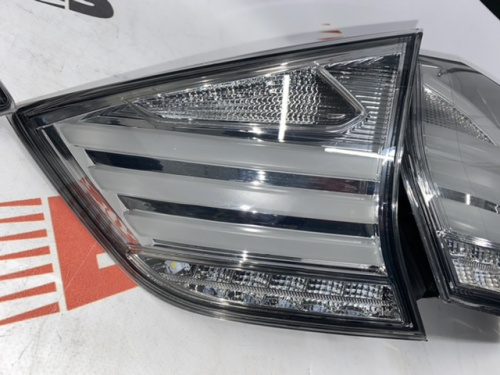 Ліхтарі задні сірі комплект LED Nissan X-Trail (Rogue) 2014-2020, аналог
