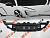 Защита переднего бампера Chevrolet Cruze 2011-2015 (95212249), аналог