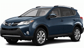 Защита переднего бампера Toyota RAV-4 2013-2015, аналог