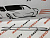 Рейлінги комплект Nissan X-Trail(Rogue) 2014-2020, аналог
